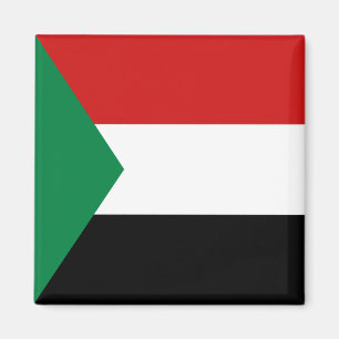 Sudan-Flaggen-Magnet Magnet