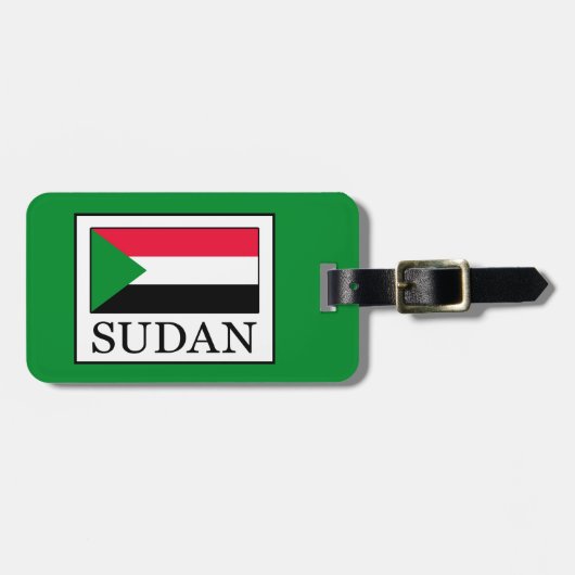 Sudan Gepäckanhänger (Vorderseite horizontal)