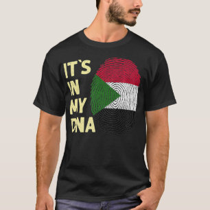 Sudan in meinem DNA sudanesischen Flaggenteam Suda T-Shirt