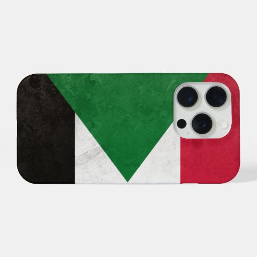 Sudan iPhone Hülle (Rückseite (Horizontal))