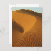 Sudan, Norden (Nubia), Dünen in der Wüste Postkarte (Vorne/Hinten)