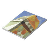 Sudan, Norden (Nubien), dekoriertes Dach Notizblock (Rotiert)