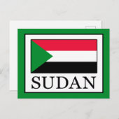 Sudan Postkarte (Vorne/Hinten)