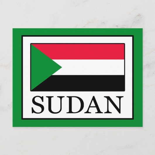 Sudan Postkarte (Vorderseite)