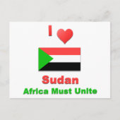 Sudan Postkarte (Vorderseite)
