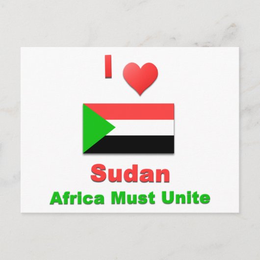 Sudan Postkarte (Vorderseite)