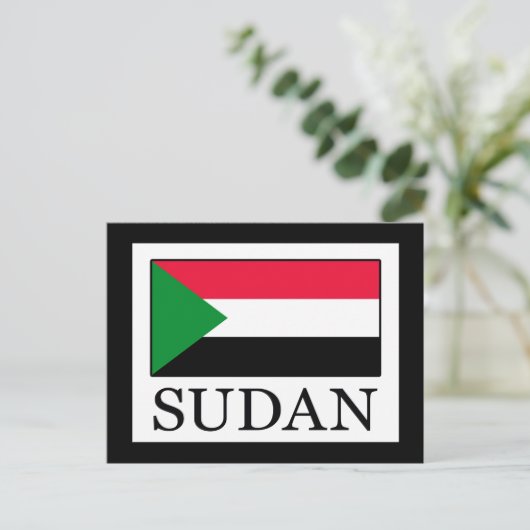 Sudan Postkarte (Stehend Vorderseite)