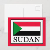 Sudan Postkarte (Vorne/Hinten)