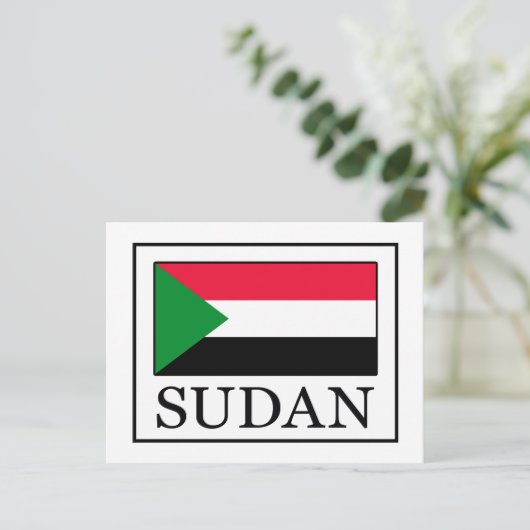 Sudan Postkarte (Stehend Vorderseite)