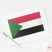 Sudan Rechteckiger Aufkleber (Umschlag)