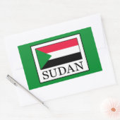 Sudan Rechteckiger Aufkleber (Umschlag)
