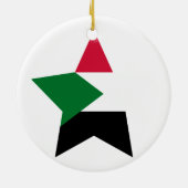 Sudan-Stern Keramikornament (Hinten)