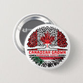 Sudan sudanesische kanadische Treuhandflagge Button (Vorne & Hinten)