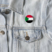 Sudan-Taste, patriotische sudanesische Flaggenmode Button (Beispiel)