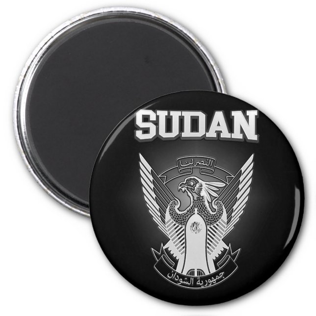 Sudan-Wappen Magnet (Vorne)