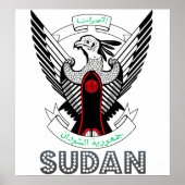 Sudan-Wappen Poster (Vorne)