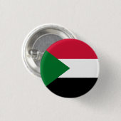 sudanesische Flagge, Flagge des Sudan Button (Vorne & Hinten)