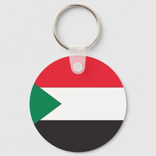 sudanesische Flagge Schlüsselanhänger (Vorderseite)