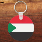 sudanesische Flagge Schlüsselanhänger (Vorderseite)