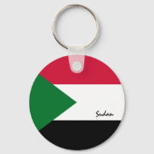 Sudanesische Flagge & Sudan Urlaub, Patrioten / Sp Schlüsselanhänger (Vorderseite)