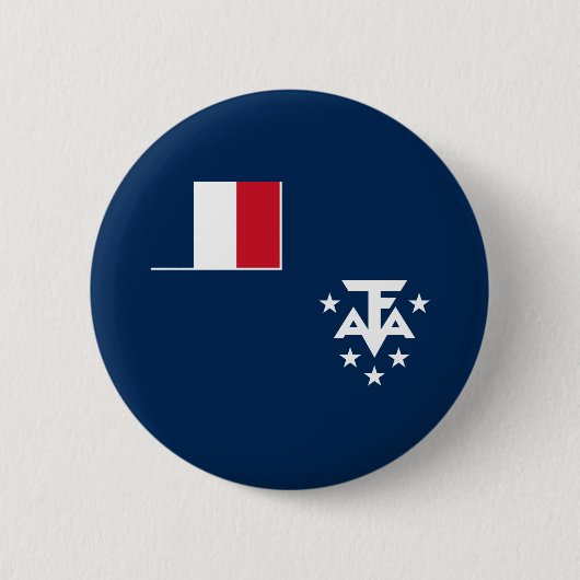 Südantarktische Landschaften in Frankreich Button (Vorderseite)