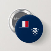 Südantarktische Landschaften in Frankreich Button (Vorne & Hinten)