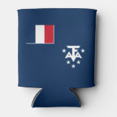 Südantarktische Landschaften in Frankreich Dosenkühler (Vorderseite)