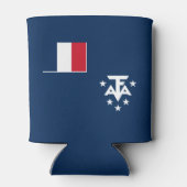 Südantarktische Landschaften in Frankreich Dosenkühler (Rückseite)