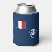 Südantarktische Landschaften in Frankreich Dosenkühler (Kanne Rückseite)