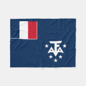 Südantarktische Landschaften in Frankreich Fleecedecke (Vorderseite (Horizontal))