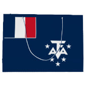 Südantarktische Landschaften in Frankreich Große Geschenktüte (Rückseite)