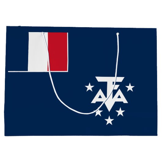 Südantarktische Landschaften in Frankreich Große Geschenktüte (Rückseite)