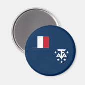 Südantarktische Landschaften in Frankreich Magnet (Vorderseite/Rückseite)