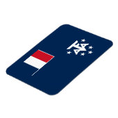 Südantarktische Landschaften in Frankreich Magnet (Linke Seite)