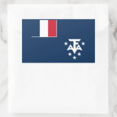 Südantarktische Landschaften in Frankreich Rechteckiger Aufkleber (Tasche)