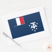 Südantarktische Landschaften in Frankreich Rechteckiger Aufkleber (Umschlag)