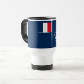 Südantarktische Landschaften in Frankreich Reisebecher (Vorderseite Links)