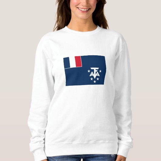 Südantarktische Landschaften in Frankreich Sweatshirt (Vorderseite)