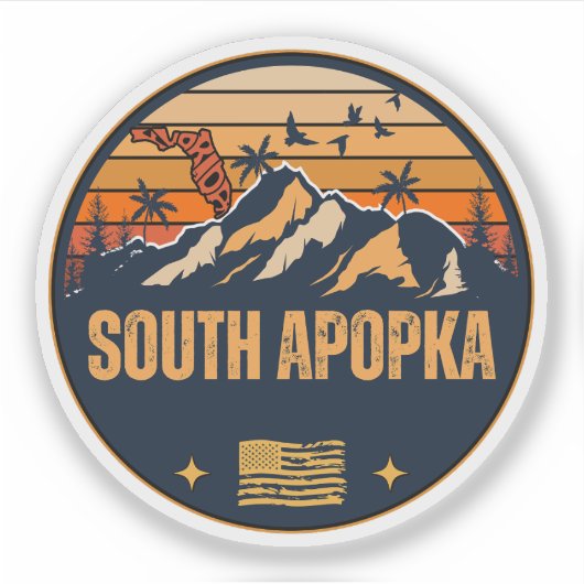 Südapopka, Florida Aufkleber (Vorderseite)