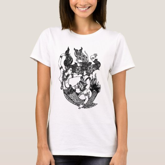 SÜDASIAN ART GOD MERMAID T-Shirt (Vorderseite)