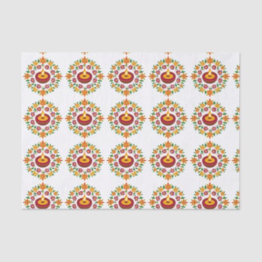 Südasiatische Feier Seidenpapier (Vorderseite)