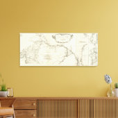 Südasiatische Karte Leinwanddruck (Insitu (Wohnzimmer))