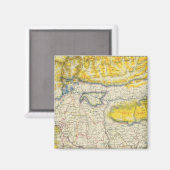Südasien, Indien, Bangladesch Magnet (Vorderseite/Rückseite)