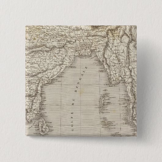 Südasien, Indien Button (Vorderseite)