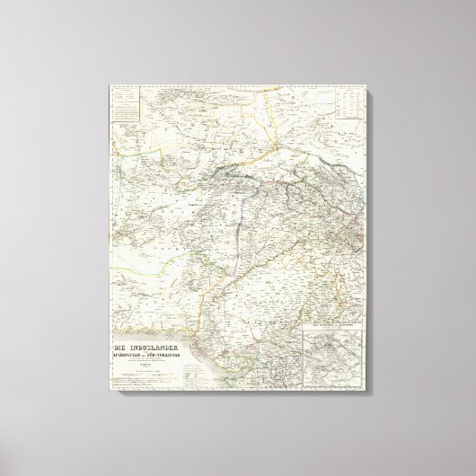 Südasien Leinwanddruck (Vorderseite)