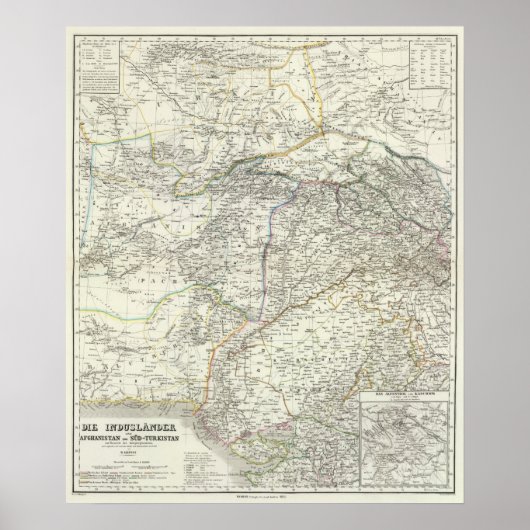 Südasien Poster (Vorne)