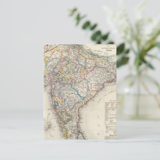 Südasien Postkarte (Stehend Vorderseite)