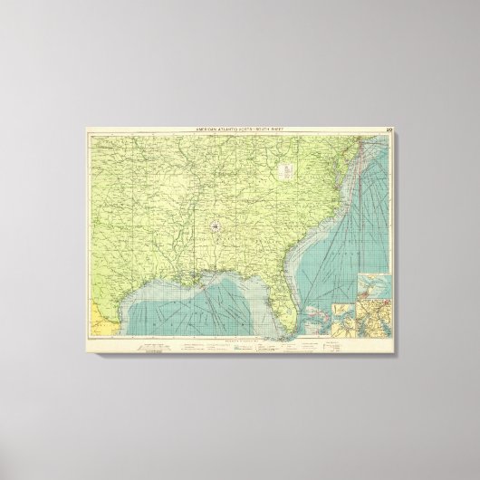 Südatlantische Häfen Leinwanddruck (Vorderseite)