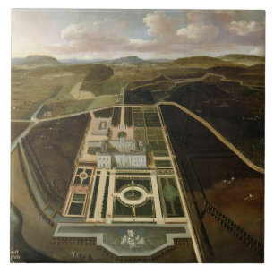 Südaussicht des Hampton Court, Herefordshire, C. Fliese