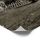 Südaustralische 600-Klasse-Lokomotive Poster (Ecke)